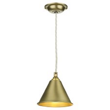 David Hunt London Pendant Light Butter Brass