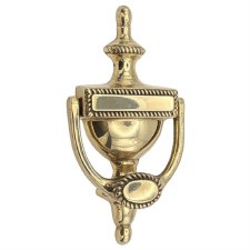 Lorena Georgian Door Knocker Polished Brass