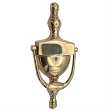 Lorena Door Knocker Large Polished Brass