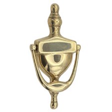 Lorena Door Knocker Small Polished Brass