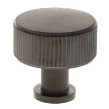 Lucia Reeded Cabinet Knob 35mm Dark Bronze PVD