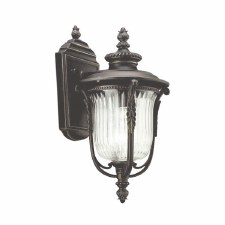 Kichler Luverne Small Wall Lantern Rubbed Bronze