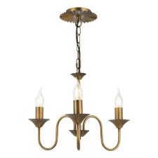 Lydian 3 Light Pendant Antique Bronze
