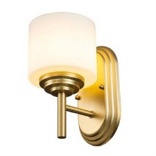 Feiss Malibu Bathroom Wall Light Brushed Brass