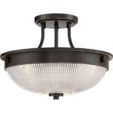 Quoizel Mantle Semi Flush Light Palladian Bronze Quoizel Mantle Semi Flush Light Palladian Bronze