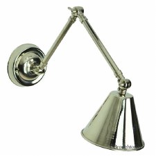 Map Room Triple Joint Adjustable Single Wall Light Polished Nickel