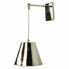 Map Room Suspended Wall Light Polished Nickel