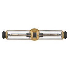 Hinkley Masthead Double Bathroom Wall Light Heritage Brass