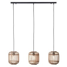 Mathias 3 Light Linear Pendant Natural Bamboo Mathias 3 Light Linear Pendant Natural Bamboo