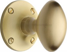 Heritage Mayfair Mortice Knobs MAY960 Satin Brass