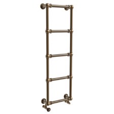 Mayfield Heated Towel Rail 500mm Antique Brass Lacquered