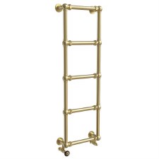 Mayfield Heated Towel Rail 500mm Brushed Brass