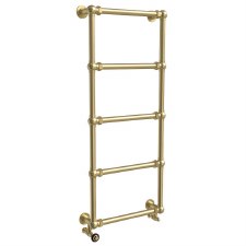 Mayfield Heated Towel Rail 650mm Brushed Brass