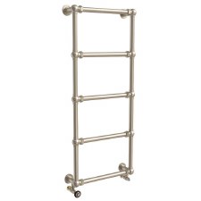 Mayfield Heated Towel Rail 650mm Brushed Nickel