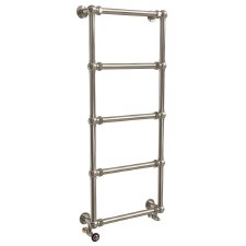 Mayfield Heated Towel Rail 650mm Polished Nickel