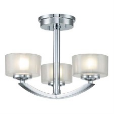 Hinkley Meridian Bathroom Ceiling Light Polished Chrome