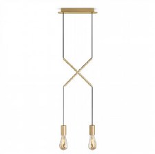 Veneto Metro Large Ceiling Pendant Light Brass