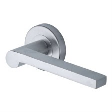 Heritage Metro Mid Century Door Handle V6225 Satin Chrome Heritage Metro Mid Century Door Handle V6225 Satin Chrome