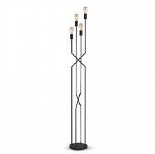 Veneto Metro Large Floor Lamp Black