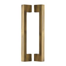 Heritage Metro Door Pull Handles BTB1390 305mm Antique Brass