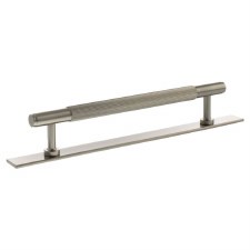 Battersea Linear Cabinet Pull with Backplate 160mm Satin Nickel Battersea Linear Cabinet Pull with Backplate 160mm Satin Nickel