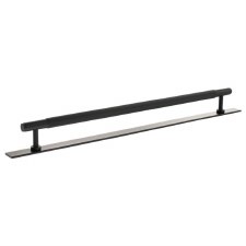 Battersea Linear Cabinet Pull with Backplate 320mm Matt Black Battersea Linear Cabinet Pull with Backplate 320mm Matt Black
