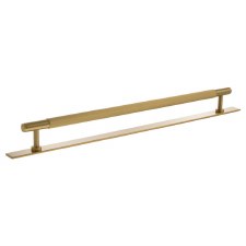 Battersea Linear Cabinet Pull with Backplate 320mm Satin Brass Battersea Linear Cabinet Pull with Backplate 320mm Satin Brass