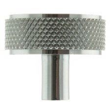 Millhouse Hargreaves Knurled Cabinet Knob Polished Chrome