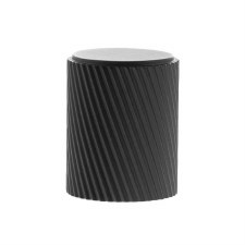 Paddington Spiral Cylinder Knob Matt Black Paddington Spiral Cylinder Knob Matt Black