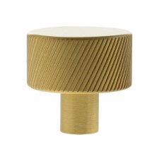 Paddington Spiral Cabinet Knob 32mm Satin Brass
