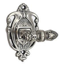 Milano Robe Hook Antique Silver