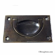 Armac Military Chest Handle Antique Brass