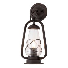 Elstead Miners Outdoor Wall Light Lantern