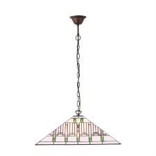 Interiors 1900 Mission Tiffany Large Pendant 70932 Interiors 1900 Mission Tiffany Large Pendant 70932