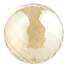 Amber Twisted Glass Shade 15cm GL26