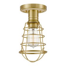 Quoizel Mixon Semi Flush Ceiling Light Brushed Brass Quoizel Mixon Semi Flush Ceiling Light Brushed Brass