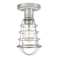 Quoizel Mixon Semi Flush Ceiling Light Brushed Nickel Quoizel Mixon Semi Flush Ceiling Light Brushed Nickel