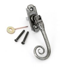 From The Anvil Monkey Tail Espag Window Handle Pewter
