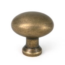 From The Anvil Moore Cabinet Knob 32mm Burnished Brass