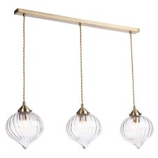Mya 3 Light Bar Pendant Antique Brass Mya 3 Light Bar Pendant Antique Brass