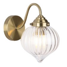 Mya Single Wall Light Antique Brass