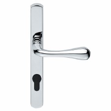 Multipoint Door Lock Handles 92mm centres Polished Chrome