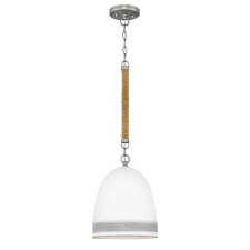 Hinkley Nash Single Pendant Light Antique Nickel