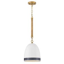 Hinkley Nash Single Pendant Light Heritage Brass