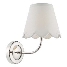 Navarro Rechargable Wall Light & Shade Polished Nickel