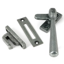 From The Anvil Newbury Locking Casement Fastener Pewter Patina