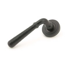 From The Anvil Newbury Lever Door Handles Hammered Art Deco Aged Bronze Unsprung From The Anvil Newbury Lever Door Handles Hammered Art Deco Aged Bronze Unsprung