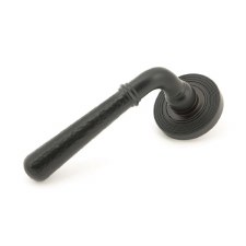 From The Anvil Newbury Lever Door Handles Hammered Beehive Aged Bronze Unsprung From The Anvil Newbury Lever Door Handles Hammered Beehive Aged Bronze Unsprung