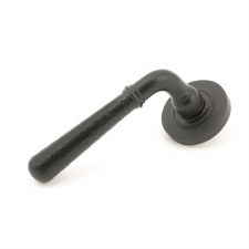 From The Anvil Newbury Lever Door Handles Hammered Plain Aged Bronze Unsprung From The Anvil Newbury Lever Door Handles Hammered Plain Aged Bronze Unsprung