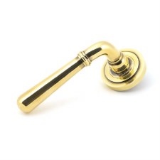 From The Anvil Newbury Lever on Rose Set Art Deco Aged Brass Unsprung